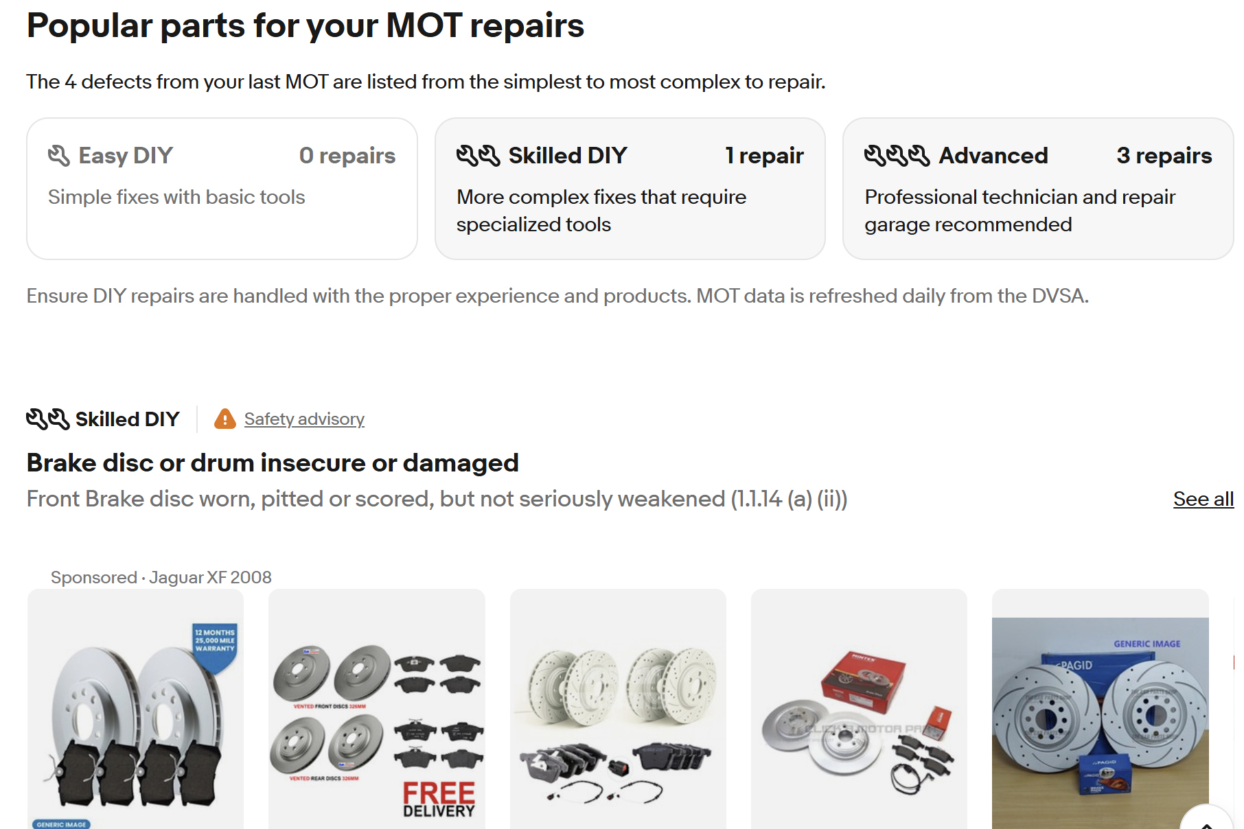 eBay Motors launch MOT Hub for UK motorists