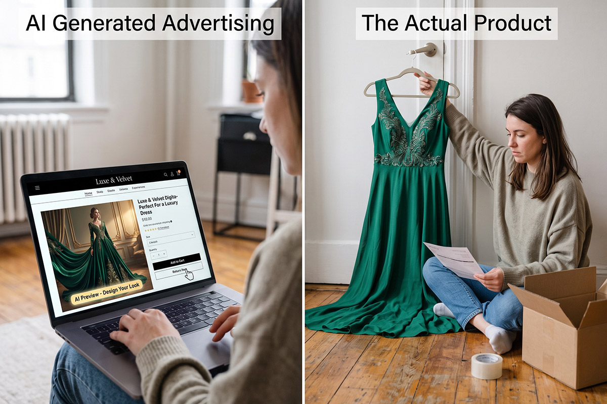 Inflated AI product expectations risk 45% of UK shoppers making returns