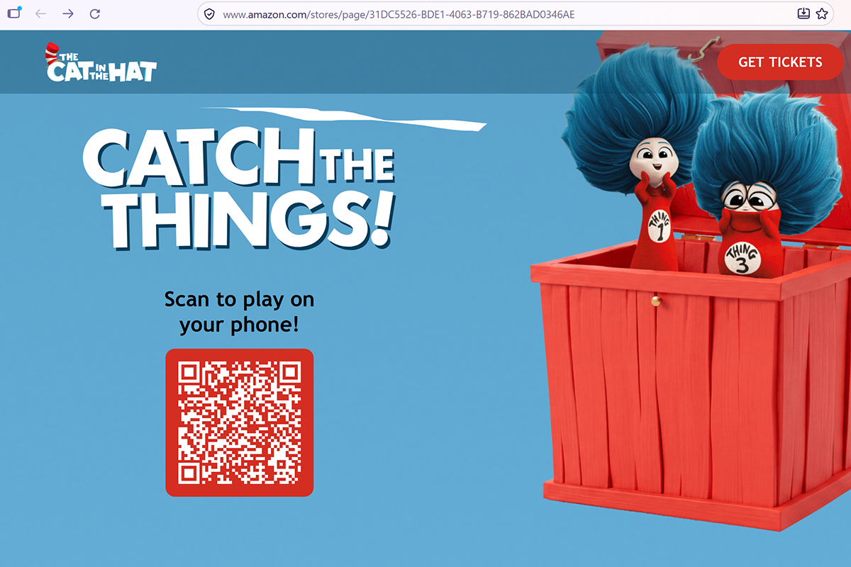 The Cat in the Hat Amazon Ads brand takeover