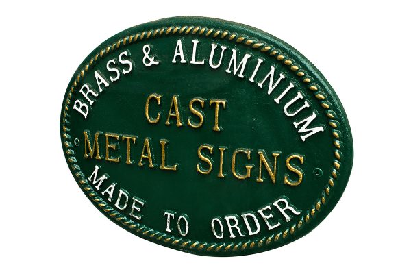 Cast,Metal,Sign,For,Selling,Custom,Signage,For,A,New