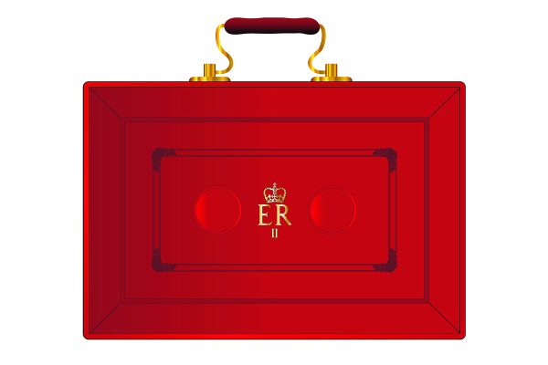 United Kingdom Red Budget Box