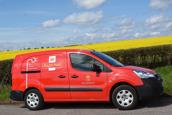 2,100 Royal Mail electric vans added to fleet