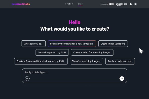 Amazon Ads launches Creative Agent for professional-quality ads