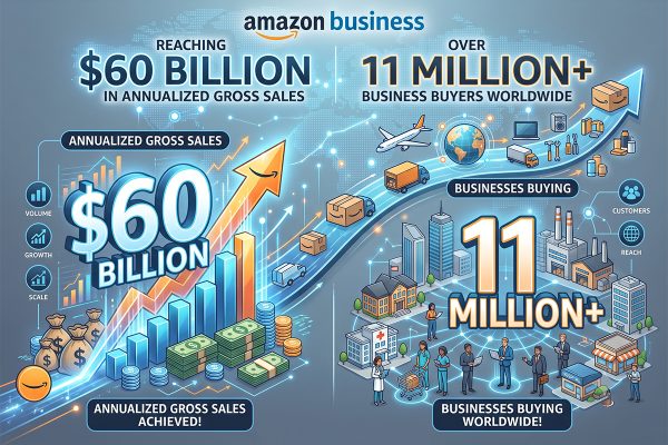 Amazon Business hit $60 Billion Annual Sales with 11 Million Customers