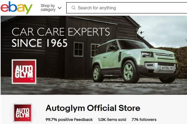 Autoglym D2C eBay Store launches