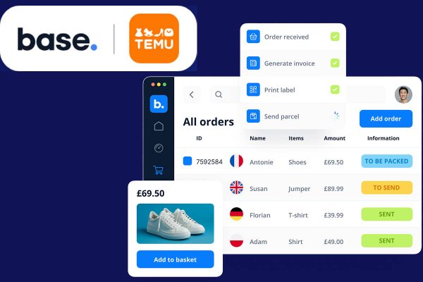 Base support selling on Temu