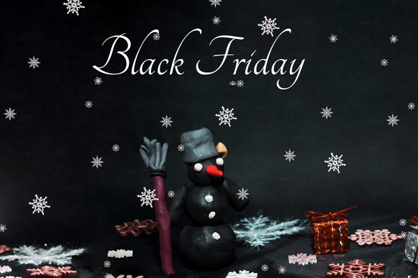 Black,Friday,Abstract,Photo.,Happy,Merry,Christmas.,Shopping,Cart,With