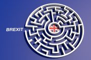 Brexit,Maze.,Artistic,Concept,About,Leaving,Uk,As,A,Labyrinth.