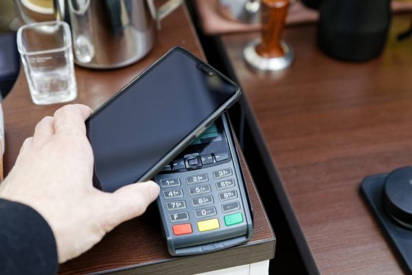 Contactless payment by phone with NFC technology