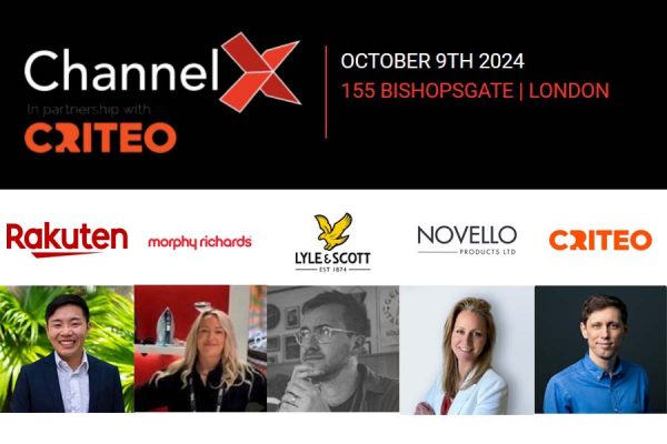 ChannelX 2024 Speakers - Rakuten, Morphy Richards, Lyle & Scott, Novello, & Criteo