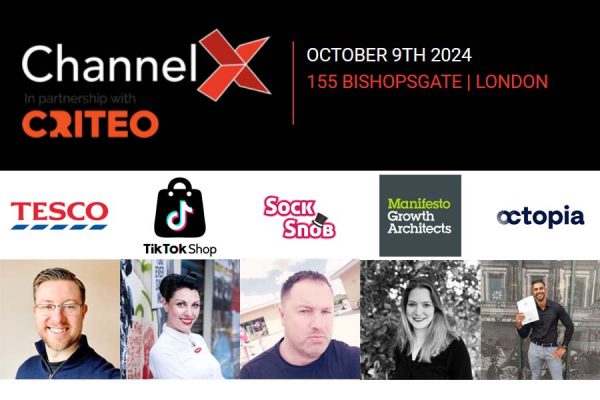 ChannelX 2024 Speakers - Tesco, TikTok, Sock Snob, Manifesto Growth Architects & Octopia