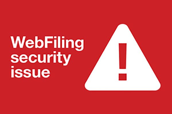 Companies House WebFiling security issue