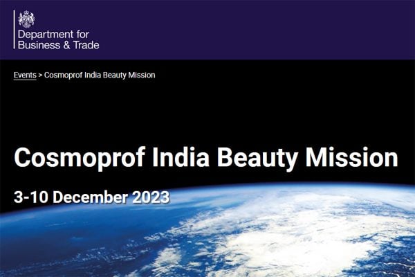 DBT Cosmoprof India Beauty Mission