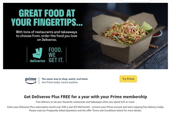 Deliveroo-Plus-free-for-a-year-with-Amazon-Prime