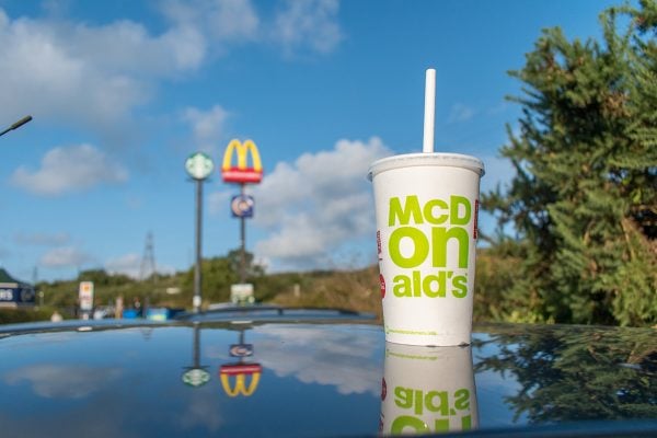 20th,August,2019,,Mcdonald's,Fraddon,Cornwall.,Mcdonald's,Cup,On,A