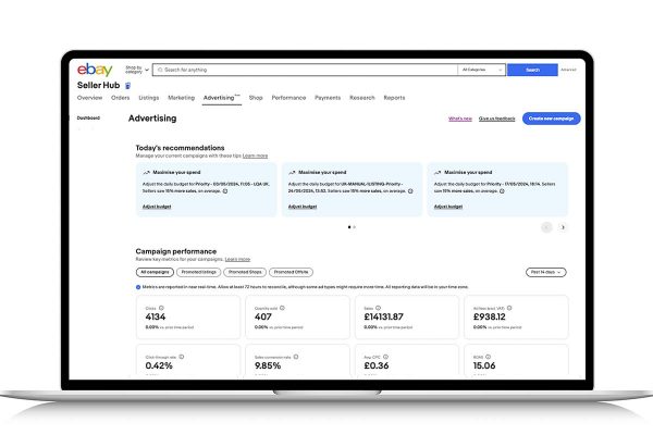 Driving seller growth: A tour through the new eBay Advertising dashboard