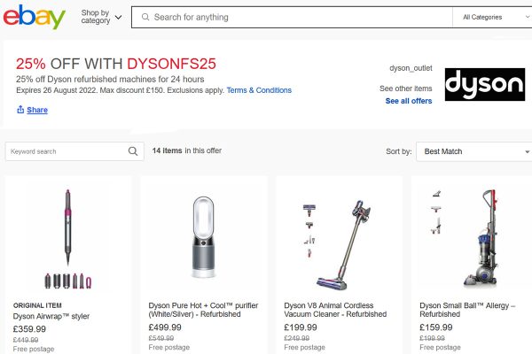 Dyson-Certified-Refurbished-flash-sale-on-eBay