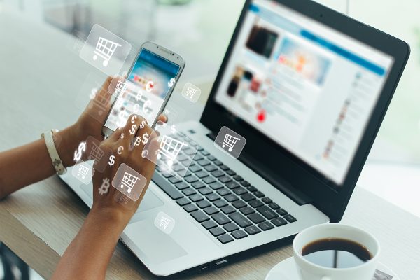 Global online order volumes rose +19% in Q1