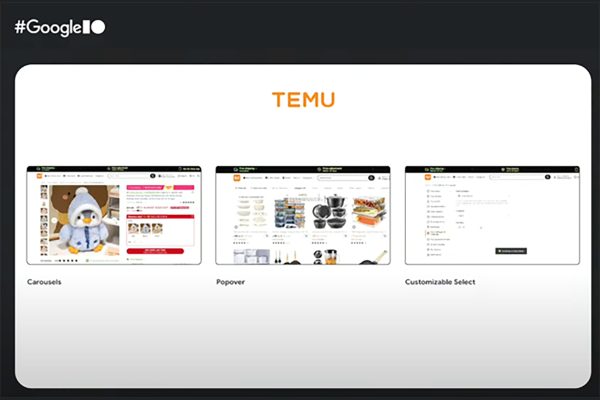 Google I/O 2025 Features Temu for Advancing Digital Shopping Experiences