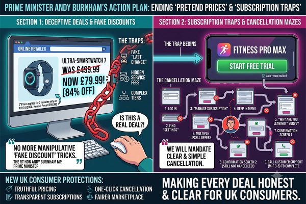 Government brings forward ending fake discounts and subscription traps