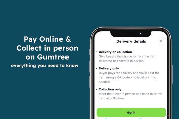 Gumtree Pay & Collect for all For Sale listings under £250