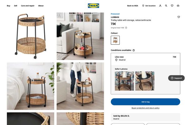 IKEA Preowned marketplace launched in Madrid and Oslo