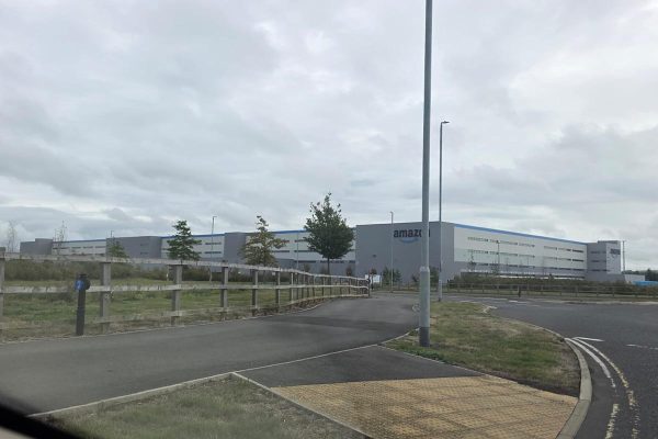 Inside BRS2 Swindon Amazon Robot warehouse