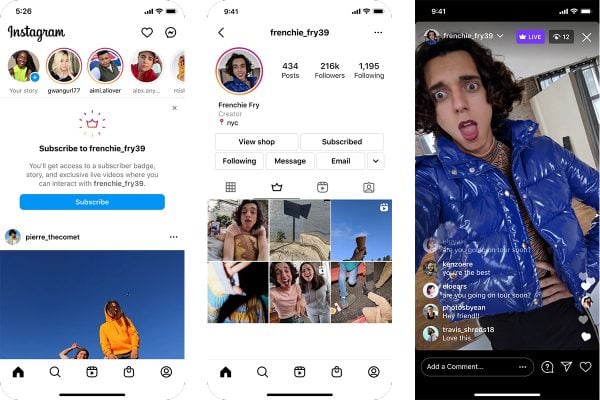 Instagram Subscriptions offer PayWall content income to creators