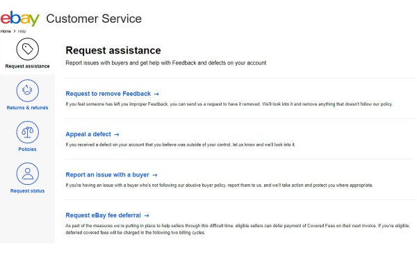 New-self-service-eBay-Seller-Help-launched