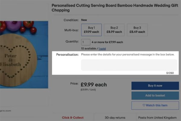 Personalisation-on-eBay-UK-updates