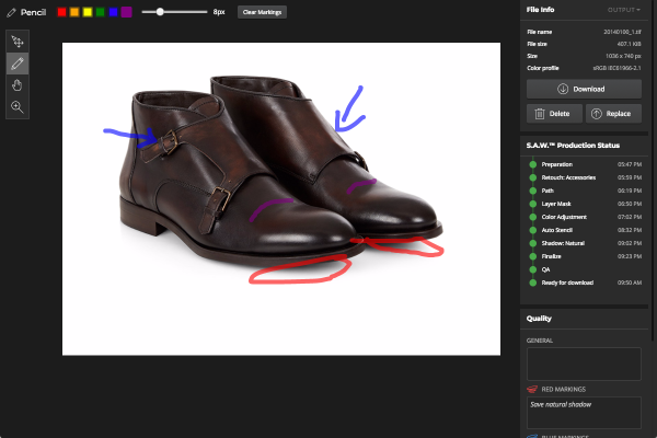 Pixelz-product-image-markup-shoe