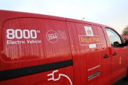 Royal mail unveils 8,000th electric vehicle