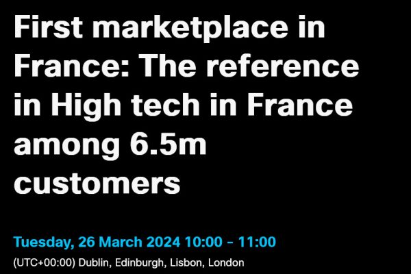 Rue du Commerce Department for Business and Trade webinar