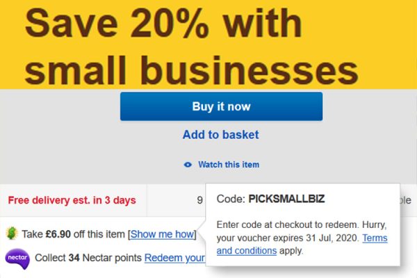 Shop-with-20-off-from-eBay-Small-Businesses-with-discount-code-PICKSMALLBIZ