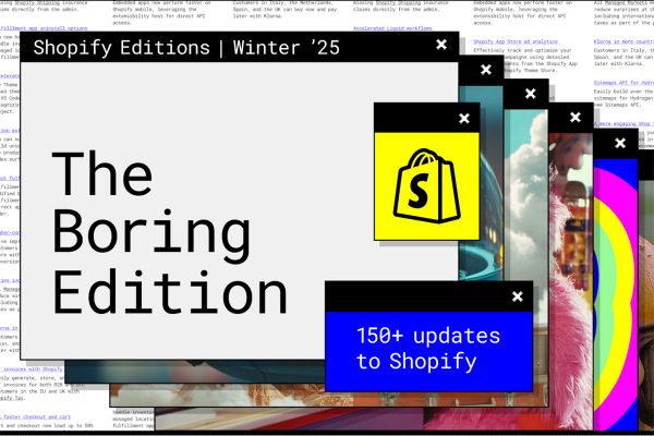 Shopify Winter ‘25 - Making everything work better together