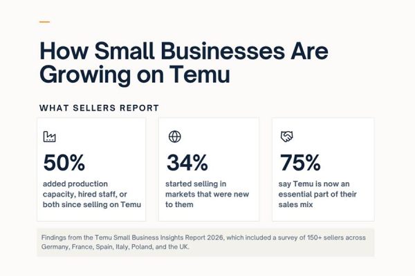 Temu helps European small businesses expand internationally and create new jobs