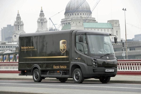 UPS-Electric-Vehicle-in-London-Late-Pick-up-times