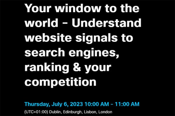 Understand website signals to search engines, ranking & your competition