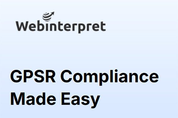 Webinterpret GPSR compliance solution launched