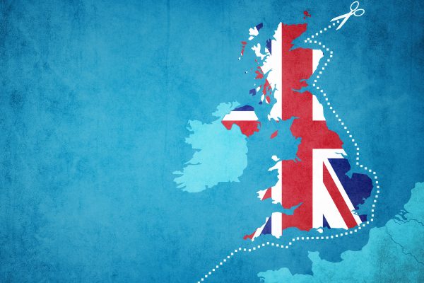 Brexit Konzept - Großbritannien  verlässt die Europäische Uni