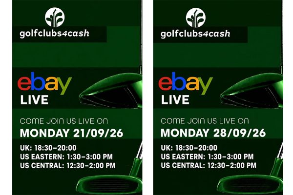 eBay Live heads to the PGA at Wentworth as searches for pre-loved golf equipment rise 96%