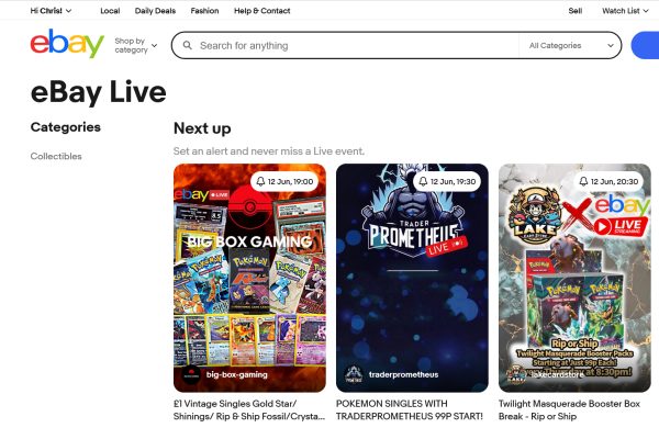 eBay Live officially launched in the UK