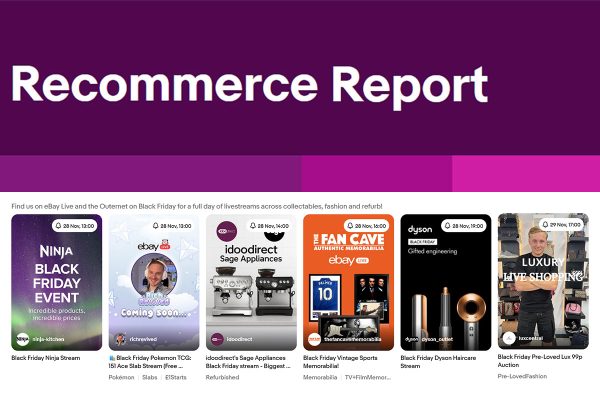 eBay Recommerce Report: Second-hand shopping on the rise in the UK