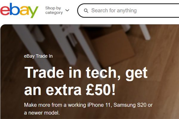 eBay Trade In for tech launched in the UK