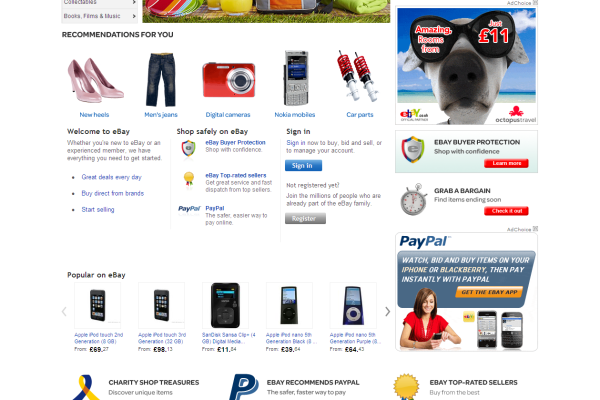 homepage